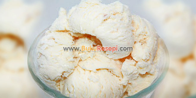Resepi Aiskrim Vanilla  www.BukuResepi.com