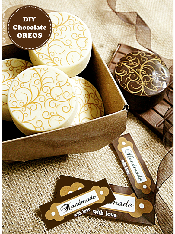 Coklat Oreo dengan Edible Image - BukuResepi.com